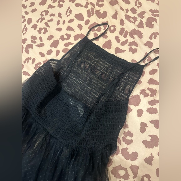 Free People Black Sheer Spaghetti Strap maxi Dress - Picture 10 of 17